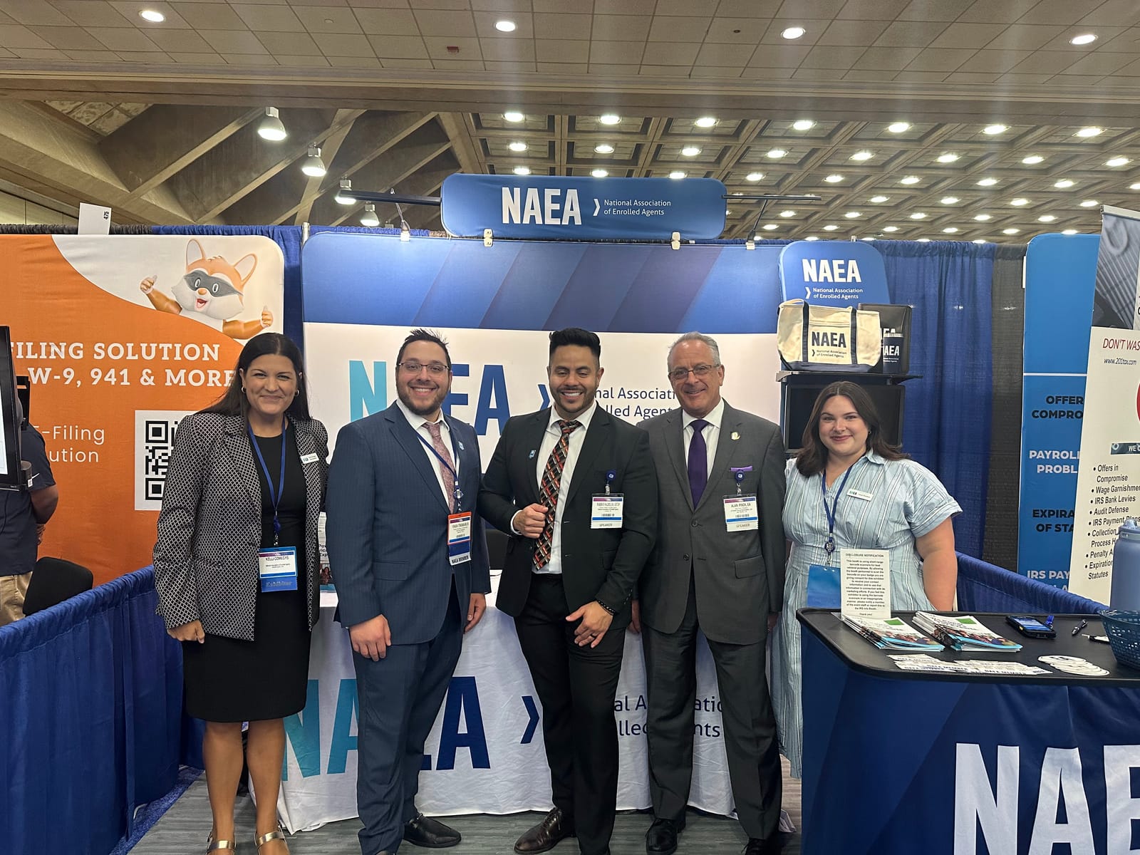 Yehuda at the NAEA booth at the Baltimore IRS Tax Forum