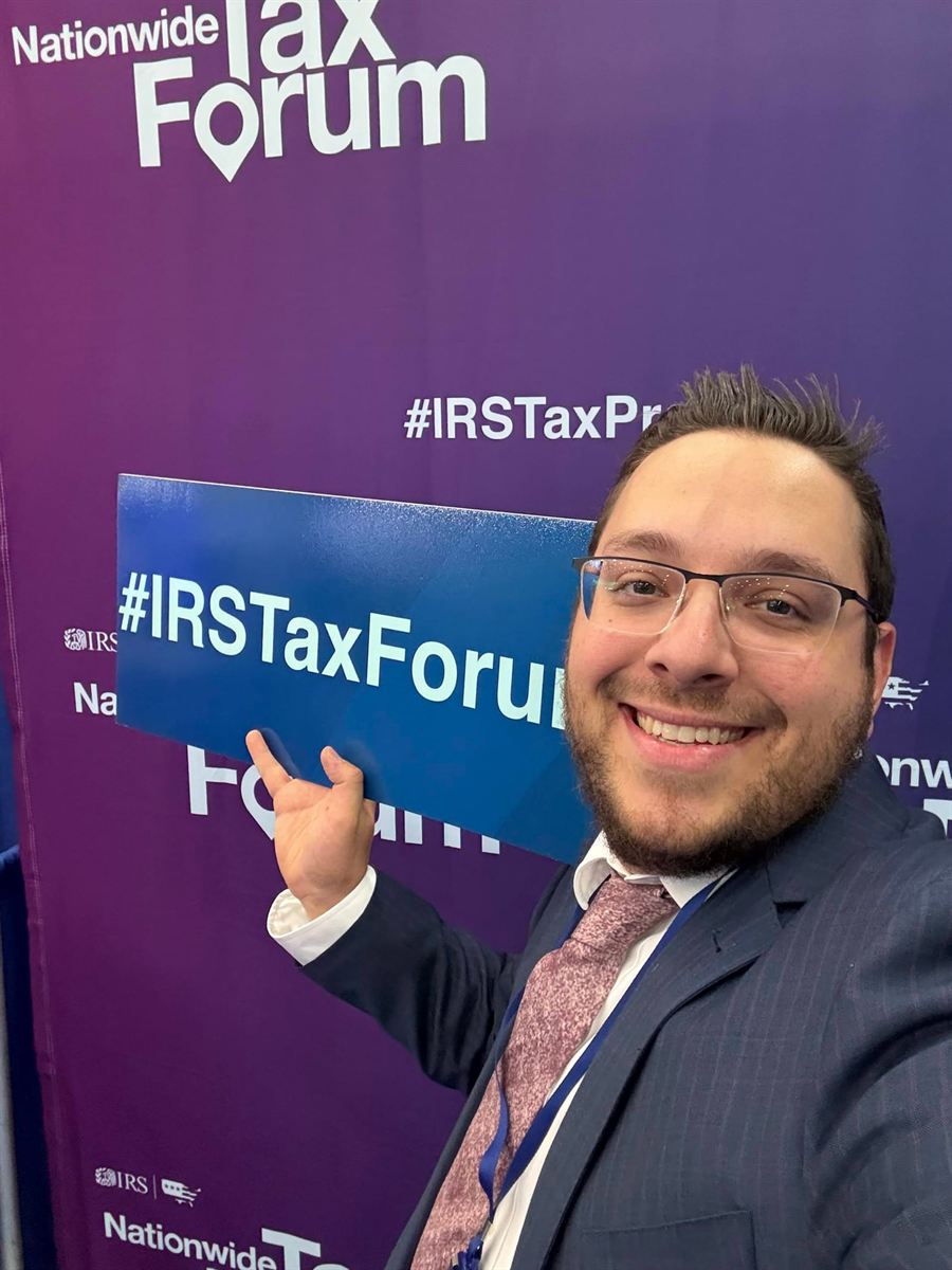 Yehuda at the IRS Tax Forum