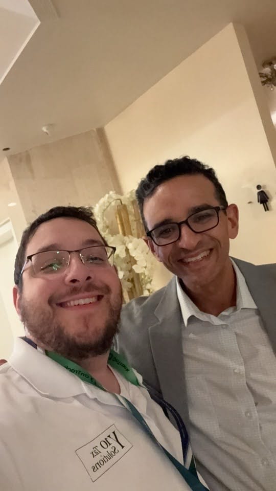 Yehuda with Hector Garcia