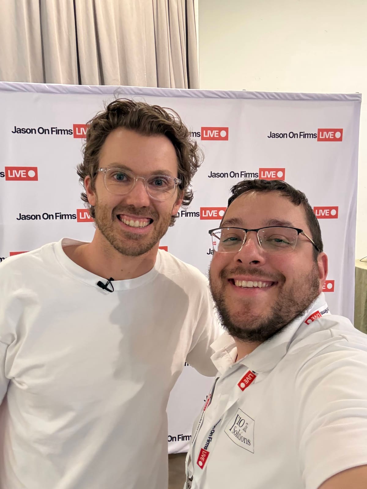 Yehuda with Jason Staats