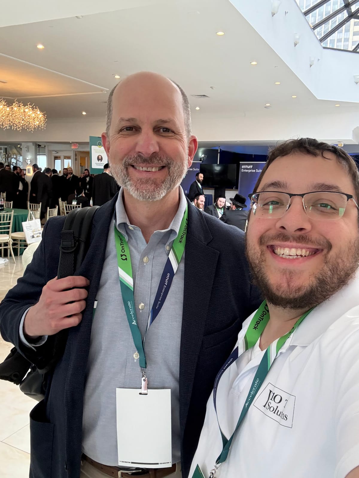 Yehuda with Joe Woodard